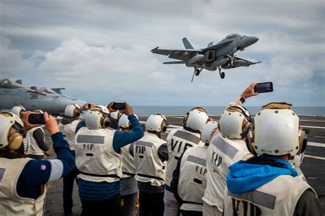 DVIDS Images USS Carl Vinson CVN Hosts Distinguished Visitors