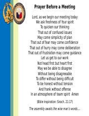 Prayer Before meeting.pptx - Prayer Before a Meeting Lord as we begin ...