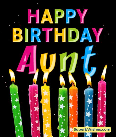 Birthday Candles In Rainbow Colors GIF - Happy Birthday, Aunt ...