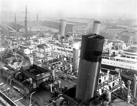 The Canadian Pacific Line Liners Ss Montcalm And Ss Montclare In Dock