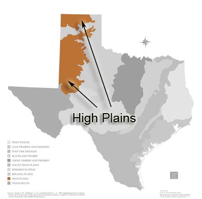 Texas High Plains Map - Draw A Topographic Map