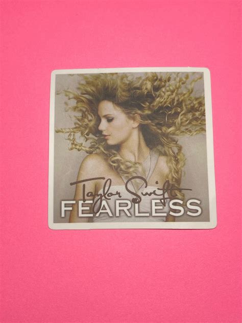 Taylor Swift Fearless Album Cover Taylor Swift Sticker Etsy