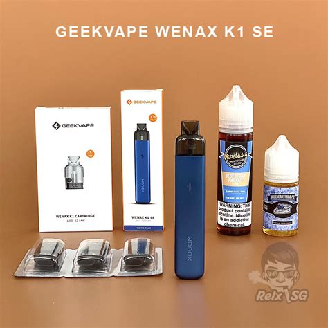 Relxsg Geekvape Wenax K1 Se Pod Kit Geekvape Sg Relx Sg Vape Shop