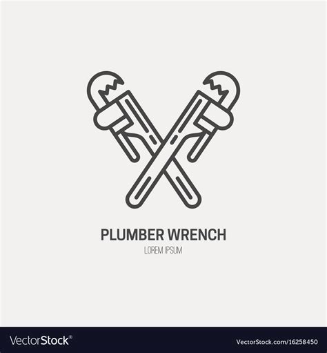 Plumbing logo Royalty Free Vector Image - VectorStock