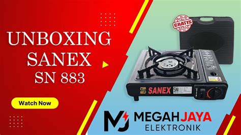 UNBOXING KOMPOR PORTABLE SANEX 2 IN 1 SN 883 SINGKAT JELAS PADAT By