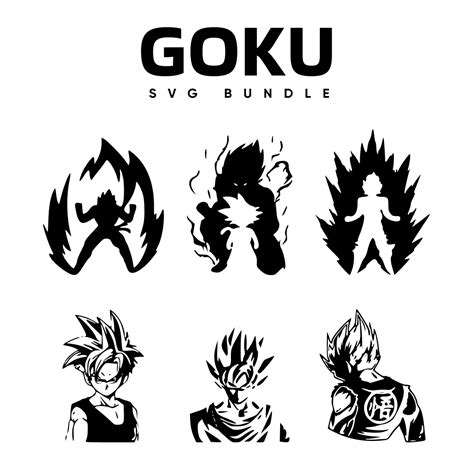 Goku SVG Free – MasterBundles