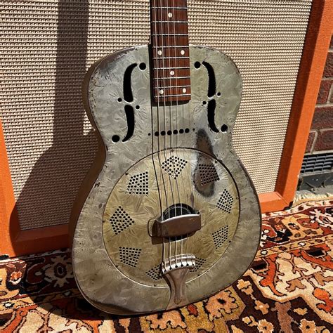 Vintage 1935 1930s National Duolian Made In Usa Resonator Reverb