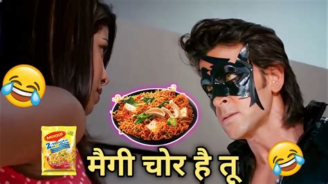 Krrish 3 Funny Dubbing Video Krrish 4 Funny Dubbing 😂 Maggi चोर है 😂 Krrish Krrish