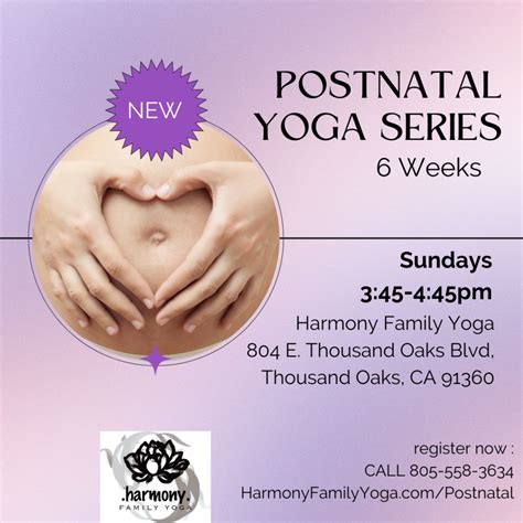 Postnatal Yoga Series - Harmony Family Yoga | Traditional Yoga Studio