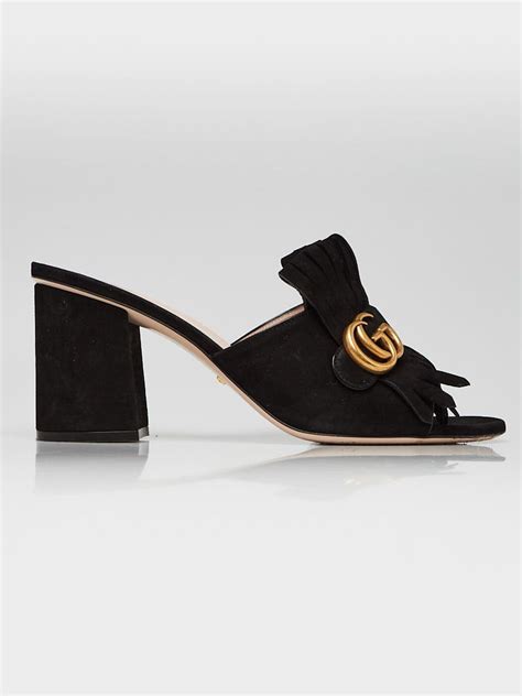 Gg Marmont Peep Toe Mule Store