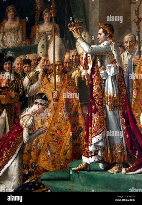 Coronation Of Napoleon I Nthe Consecration Of The Emperor Napoleon And