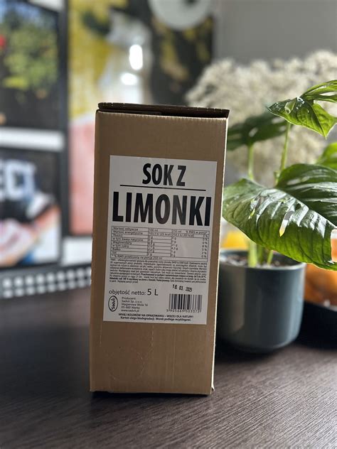 Sok z limonki ORZEŹWIAJĄCA LIMONKA 5L Sadvit