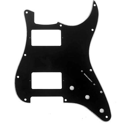 Musiclily Pro 11 Hole Guitar Strat Pickguard HH For American Mexican