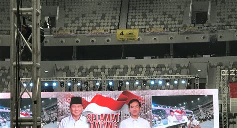 Gibran Prabowo Tiba Di Indonesia Arena Gbk Disambut Riuh Pendukung