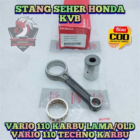 Stang Seher Piston Kvb Asli Original Honda Untuk Motor Vario Karbu