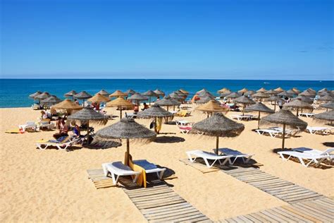 Family on Vilamoura Beach, Portugal. Editorial Photography - Image of ...