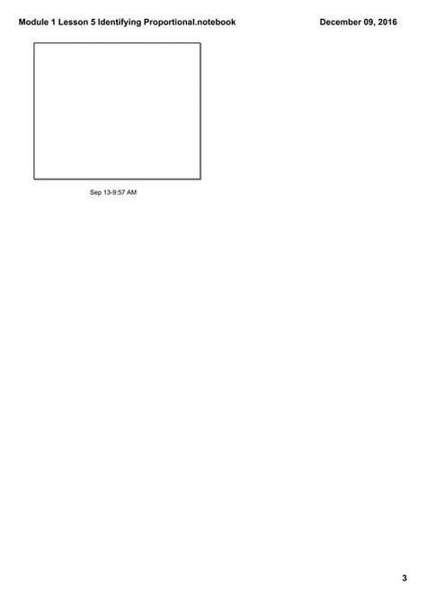 Module Lesson Identifying Proportional Pdf