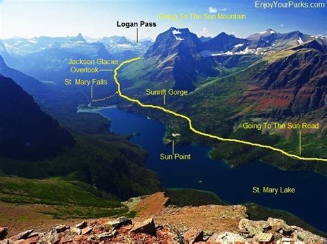 Going To The Sun Road Glacier National Park Glacier National Park