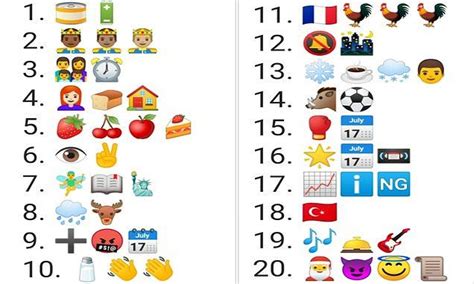 Emoji Quiz Returns With A Second 20 Question Christmas Edition Emoji