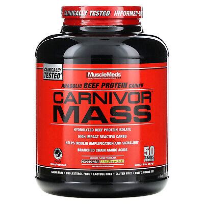 Musclemeds Carnivor Mass Chocolate Peanut Butter Lbs G