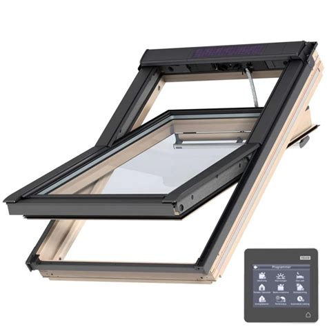 Fen Tre De Toit Motoris E Velux Ggl Integra Solar Tout Confort Mk