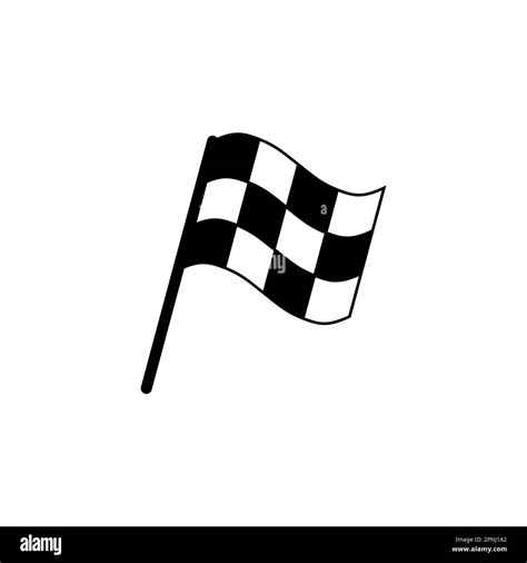 Racing Flag Icon Vector Race Flag Iconcheckered Racing Flag Icon