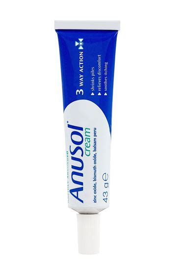 Anusol Haemorrhoids Piles Treatment Cream 43g Ultior Ltd