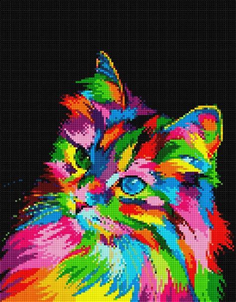 Pin By Baladine Lm On Enregistrements Rapides Cat Cross Stitches