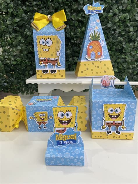 Kit Personalizados Bob Esponja Elo Produtos Especiais