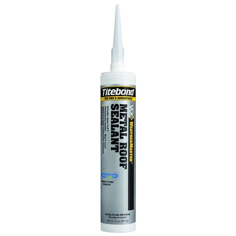 Titebond Weathermaster Metal Roof Sealant Crystal Clear Oz