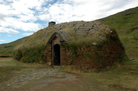 Erik The Reds Turf Roofed House Iceland Viking House Scandinavian