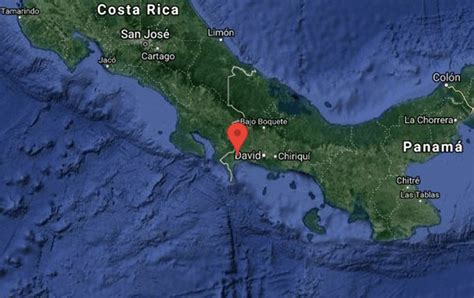 Sacude sismo de 6 3 frontera de Panamá y Costa Rica