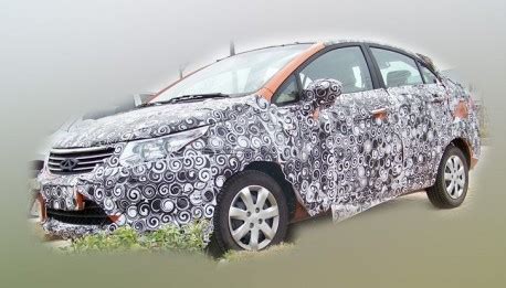 Spy Shots Chery E2 Sedan Hatchback Testing In China