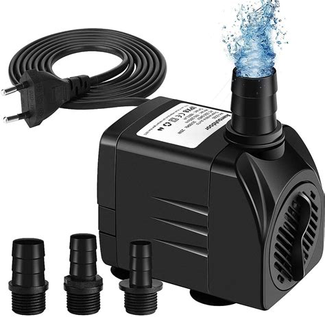 Awroutdoor Pompe Eau Submersible W L H Mini Pompe Aquarium