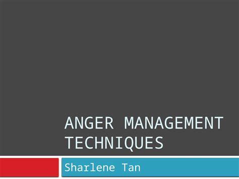 Pptx Pd Anger Management Techniques Dokumentips