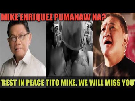 Ngayon Lang Mike Enriquez Pumanaw Na Richard Merck Nagdadalamhati Sa