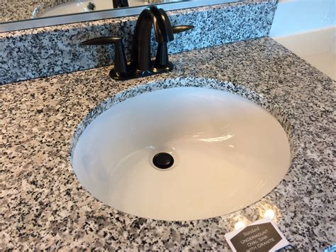 Standard Oval Undermount Bathroom Sink (Only comes standard with a ...