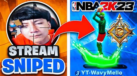 Stream Sniping Popular Streamers With Worlds First Legend On Nba 2k23