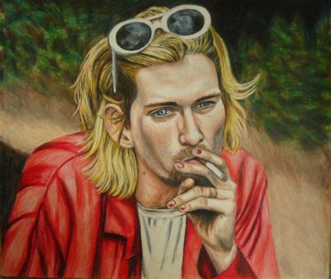 Kurt Cobain portrait - Original art - Kurt Cobain art - Nirvana artwork ...