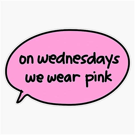 Mean Girls On Wednesdays We Wear Pink