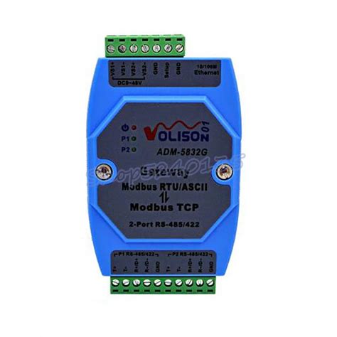 ADM 5832G Przemys Owy 2 Port Modbus Bramka Serwer MODBUS RTU ASCII Do