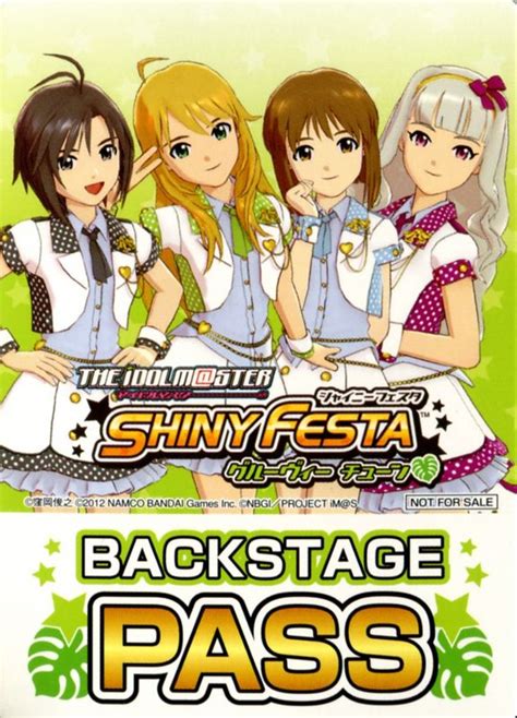 The Idolm Ster Shiny Festa Melodic Disc Box Cover Art Mobygames