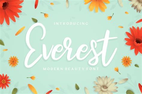 Everest Font By Vunira · Creative Fabrica