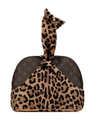 Louis Vuitton Pre Owned 1996 Azzedine Alaia Monogram Leopard Alma