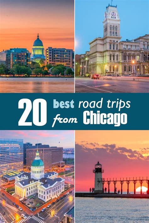 The 30 Best Road Trips From Chicago 2024 With Map Road Trip Fun Midwest Road Trip Day