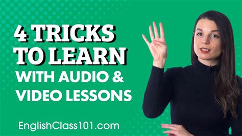 How To Learn English Fast With Audio And Video Lessons 4 Tricks Inside Youtube