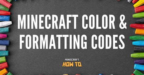 Minecraft Color Codes Motd