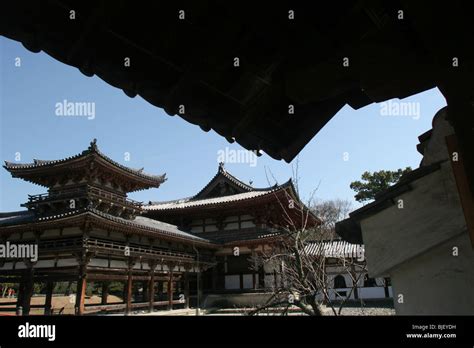 The Phoenix Hall At The Byodoin Temple In Uji Near Kyoto Japan The