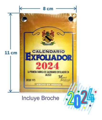 Calendario Exfoliador Taco A O Bond Blanco Piezas Env O Gratis