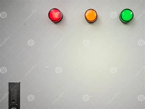indicator lights  electrical panel stock photo image  breaker